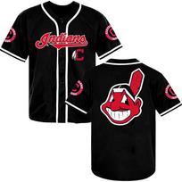 Cleveland Indians Krepšinio Džersis AOP Unisex Marškinėliai UB423 Lauko Sporto Treniruočių Marškinėliai Kvėpuojantys Madingi Gatvės Laisvalaikio Trumpomis Rankovėmis XXL red