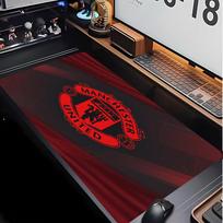 Manchester United Football Pattern Mouse Pad Non?Slip Rubber Base Gaming Mousepad For Desk Office Home 50cmx100cm(19.6x39.4inch)