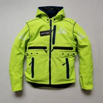 Vyriškas visureigio motociklo važiavimo striukės liemenės komplektas Softshell Vėjui atsparus Vandeniui atsparus Apsauginė įranga Žiema Medium geltona
