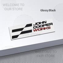 Automobilio dekoras Metalinis John Cooper Works JCW raidės emblema 3D lipdukas Mini Cooper S U25 J01 J05 F66 F65 F67 Galinės bagažinės lipdukai