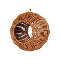 Comfortable Bird Hammock for Cage Breathable Bird Breeding House Woven Bird Nest  Garden Bird House 2 Hole