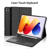 Klaviatūros dėklas, skirtas Redmi Pad 2 Pro 12,1 colio, Dėklas planšetiniam kompiuteriui Redmi Pad 2 Pro 12,1 colio su nuimama Bluetooth klaviatūra 12.1 inch&Portuguese