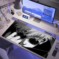 Large Gaming Mousepad Jujutsu Kaisen Mouse Pad Anime Gojo Satoru Desk Mat Gamer Company Keyboard Mouse Mats Computer Carpet 30cmx60cm