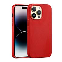 Magnetinis odinis dėklas, skirtas iPhone 15 14 13 Pro Max 13 mini Magsafe Case Iphone 12 Pro Max belaidžio įkrovimo dangtelis Visiška apsauga iphone 12/12pro raudona