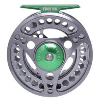 Kylebooker FR05 muselinės žūklės ritė, didelė pavėsinė 2+1 BB su CNC apdirbtu aliuminio lydinio korpusu ir ritė muselinėje ritėje 3/4 weight žalia