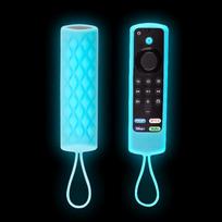 Apsauginis dangtelis Amazon Fire TV Stick 4K pulteliui  (Modeliai: L5B83H, L5B83G)“ 22x4.1x2CM fluorescencinė mėlyna spalva