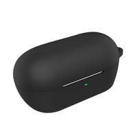 Lankstus apsauginis smūgiams atsparus apvalkalas, ausinių įdėklų įmovė, korpusas, apsauga nuo dulkių, plaunamas silikoninis dangtelis, dėklas, skirtas Sony WF-C710N juoda