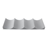 Countertop Storage Wine Bottle Rack Half Arc Stackable Bottle Holder Display Bracket for Kitchen Pantry Cabinet Refrigerator gray