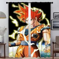 D-Dragon-ballS Langų Užuolaida Kambariui 2 Skydeliai Blackout Užuolaidos Pertvaros Tiulis Miegamajam Namų Interjero Užuolaidos Roletai Vaikui W50xH70cmx2pcs-CL white