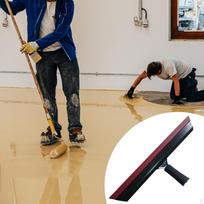 Epoksidinių grindų grandiklis savaime išsilyginančioms dangoms, Profesionalus lygus ir efektyvus sienų glaistyklis Flat 25cm black