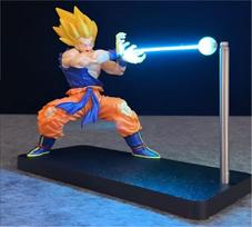 Dragon Ball Anime Figūrėlės Son Goku figūrėlė Epoksidinės dervos lempa Saiyanai naktinis šviestuvas Kambario dekoravimas Vaikų žaislai Kalėdinės dovanos blue