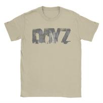 DayZ šaudymo žaidimo logotipas T-shirt vyriškas Klasikinis Hipsterio medvilniniai marškinėliai Apvalia kaklo trumpomis rankovėmis T-shirt Didelio dydžio viršutiniai drabužiai L gray