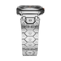 Metalinė apyrankė Samsung Galaxy Watch Ultra 47mm Aksesuarai Nerūdijančio plieno laikrodžio dirželis Galaxy Ultra 47mm Correa Riešinė Galaxy Ultra 47mm white