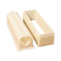 Reusable Sushi Rolls Mold Set Round/Square/Heart Shape Food Grade Quick Sushi Roller Multifunctional Non-stick beige