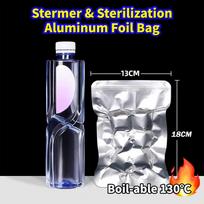 50PCS High-Temperature Food Storage Retort Pouch Vacuum Sealer Sealer Bag  Nuts Storage 12 x 17cm