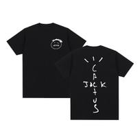 Jack kaktusas Vintage marškinėliai Travis Hip Hop Y2k apranga Gimtadienio dovana Medvilniniai vyriški marškinėliai Nauji TEE MARŠKINĖLIAI Moteriški viršutiniai drabužiai M gray