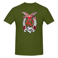 Cock Sparrer 40 Metų Piratai Press Records Marškinėliai T-shirt Tee Viršus Stilius Susiuvimas Geriausia Kokybė XL gray