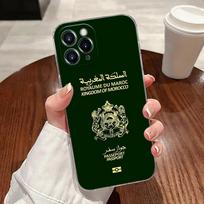 Maroko vėliava Maroc Paso dėklas Apple iPhone 17 16 15 14 13 12 11 Pro Max 16 Plus 16E 17Air 17Pro Telefonui Silikoninė Funda iPhone 15Pro Max gray