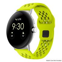 Breathable Sports for Google Pixel Watch 4 3 45mm 41mm Silicone Band Strap For Pixel 2 1 41mm Smartwatch Replacement Soft Bracel For Pixel 4 41MM black