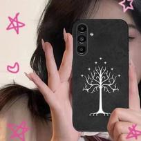 L-Žiedų Viešpaties Žemėlapio Telefono Dėklas Samsung S24,S21,S22,S23,S30,Ultra,S20,Plus,Fe,Lite,Note,10,9,5G Juodas Minkštas Dangtelis Samsung S23ULTRA5G