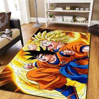 Dragon Ball Super Kilimas, Šauni Kino Filmo Kilimėlis Namų Dekoro, Skaitmeninė Spauda Miegamojo Grindų Kilimas, Svetainės -HYQ7 60x90cm orange