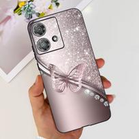 Skirta Motorola Edge 40 dėklas Moto Edge 40 Neo 5G 2023 dangtelis Stilingas raštas Minkštas plonas juodas Fundas Skirta Moto Edge40 Edge40Neo Bamperis Moto Edge 40