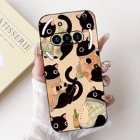 Dėl Nothing Phone 3A A059 dėklo Mielas animacinis panda astronautas Minkštas silikoninis matinės juodos spalvos dangtelis Dėl Nothing Phone3a Pro A059P Fundas Nothing Phone 3A