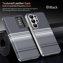 Atverčiamas dėklas, skirtas Samsung Galaxy S26 S25 S24 S23 S22 A16 A17 A36 A37 A57 A55 A56 Plus Ultra FE Edge, su išmaniuoju LED langeliu ir kortelių laikikliu, telefono apsaugos Samsung S25 Ultra
