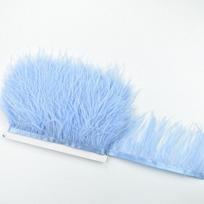 5M aukštos kokybės stručio plunksnos ant juostos juostelės pakraščio apdaila 8-10 cm DIY siuvimo apdaila Flecos baltos plunksnos suknelės drabužiai šviesiai rausvos spalvos