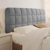 Minkštas paminkštintas skalbiamas tatamio galvūgalio užvalkalas Headboard Length 150cm [Padded Anti-collision] gray