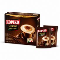 12 Pakelių Dėžutėje Kopiko Latte Cappuccino Instant Kava 30g # Cappuccino 12bag* 1box