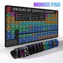Gaming Large Mousepad Periodic Table of Chemical Elem Mouse Pad Xxl Antislip Mousemat PC Extended Mat Gaming Keyboard Desk Pad 400x800x2MM blue