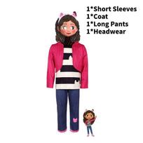 Gabbys Dollhouse Kids Costume Jumpsuit Made From Polyester For Roleplaying Fun Gabby,150 black