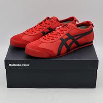 1183C102-600 Onitsuka Tiger MEXICO 66 CLASSIC RED BLACK (Men's) 5 red