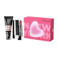 Maybelline Black Rubiks Cube Lipstick BB Cream Eyebrow Pen Makeup Set Gift Box Qixi Festival Limited - Two-piece Set Stunning Long-lasting Lipstick Li juoda