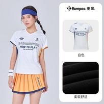 Kumpoo badminton chlothes style breathable sweat-absorbent quick-drying short-sleeved womenT-shirt S