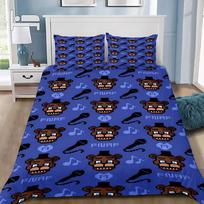 Exquisite 3D Freddy Wallpaper FNAF Digital Printing Bedding Set Five Nights Duvet Cover Comforter Bed Youth Kids Girl Boys Gift 135x200cm