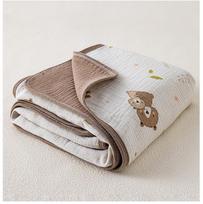 Muslin Baby Summer Blankets Newborn Nursery Swaddle Blanket For Boys Girls Receiving Blanket For Crib Quilt Baby Wrap Bath Towel 100cm 70cm