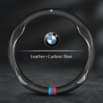 BMW Automobilio Vairo Dangtelis M X1 X3 X5 X6 G20 G30 E39 E46 E87 E90 E92 F10 F15 F30 Anglies Pluoštas Suede Oda Aksesuarai black