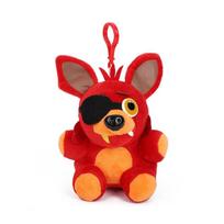 15cm Fnaf pliušinis raktų pakabukas Žaislas Meškiukai Auksinis meškinas Foxy kimšti lėlytės Pliušiniai žaislai Minkštas pliušas Vaikų dovanos Lėlė Gimtadienis red