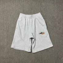 Corteiz Classic Series Laivo Spaudos Šortai Unisex Hip Hop Riedlentės Laisvalaikio Laisvo Kirpimo Medvilniniai Medium gray