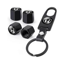 Nauji 4 vnt. Automobilio ratų padangų vožtuvų dangteliai Oro stiebelių dangteliai Priedai Honda Civic Jazz Accord Pilot Passport Stepwgn CRV BRV HRV black