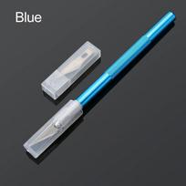 Metal Carving Knife Diamond Painting Paper Cutter Knife DIY Diamonds Painting Accessories Cake Carving DIY Crafts Pastry Tools mėlyna