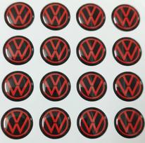 11mm Automobilio Raktų Lipdukas Automatinio Valdymo Raktų Pakabukas Emblema Aksesuarai Volkswagen VW Rline R GTI Golf Polo Passat Magotan Tiguan Bora (as the picture,11mm-2Pcs)