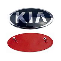 Automobilio priekinio variklio dangčio emblema, galinės bagažinės ženklelis KIA Sportage Ceed sorento Cerato Picanto Soul Stonic K3 K5 Rio optima Priedai