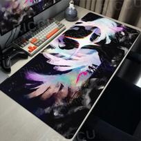 Deltarune pelės kilimėliai Kompiuterio klaviatūros guminiai stalo kilimėliai Dideli Dekoratyviniai stalviršio neslystantys stalo kilimėliai PC žaidėjams Biuro užrakinamo krašto kilimas 30cmx60cm