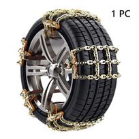 Sustorinta automobilio padanga sniego grandinės vairavimo saugos automatinė neslystanti grandinė, skirta padangos pločiui 165–285 mm M for 165-215mm gray