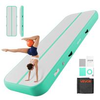 VEVOR pripučiamas gimnastikos oro čiužinys 3m treniruočių čiužiniai su elektriniu siurbliu, 20 cm storio tvirtas akrobatikos takas