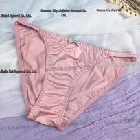 Women’s Lace Trim Breathable Low-Rise Thong gray