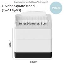 Heavy-Duty Bed Lifts Risers Square Washing Machine Support  Desk Sofa Chair Legs White 2 layer